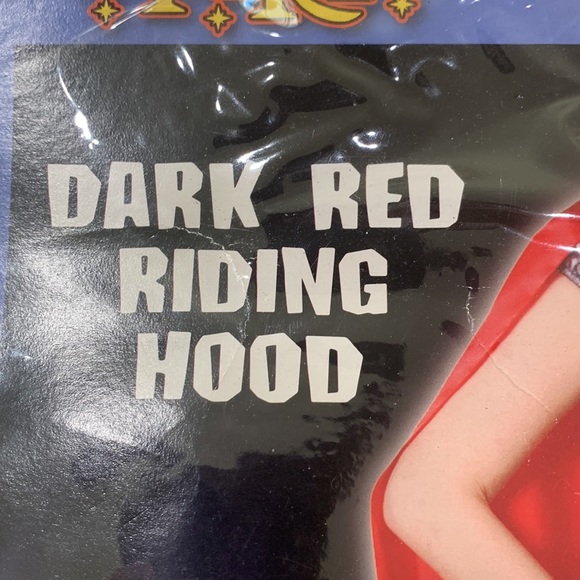 Spirit riding hood Halloween costume. Dark red. Adult costume small size 4-6 - Picture 2 of 10